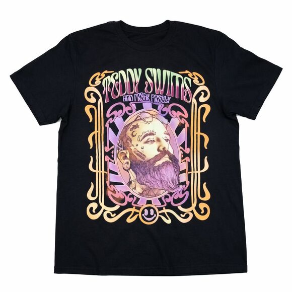 Teddy Swims Other - Teddy Swims Tour Shirt XL Freak Freely 2022 Concert Tee Black Double Sided Music